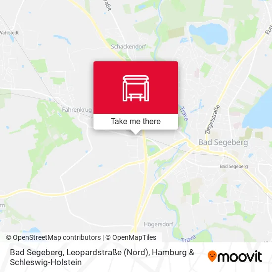 Карта Bad Segeberg, Leopardstraße (Nord)
