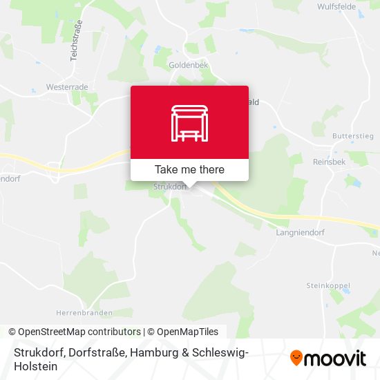 Strukdorf, Dorfstraße map
