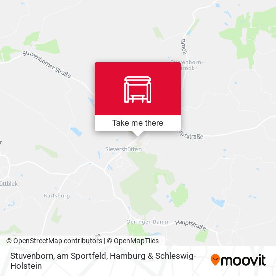 Stuvenborn, am Sportfeld map