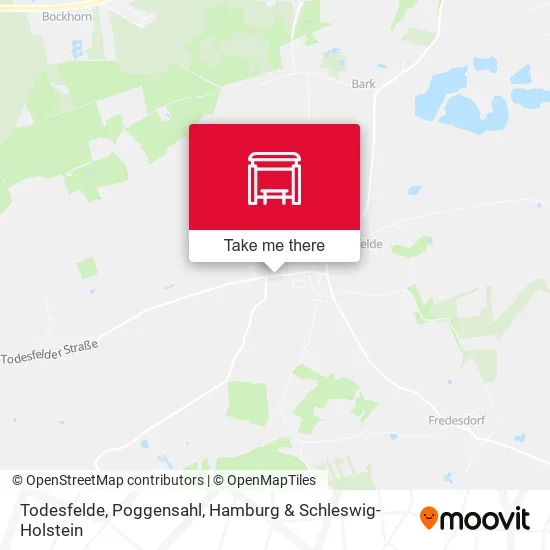 Карта Todesfelde, Poggensahl