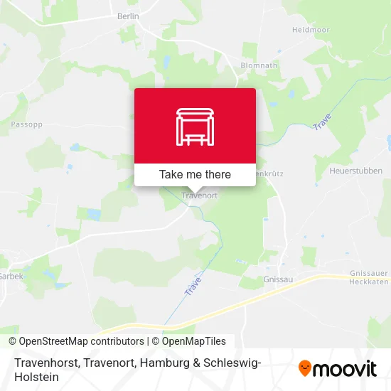Карта Travenhorst, Travenort