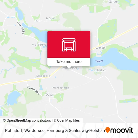 Rohlstorf, Wardersee map