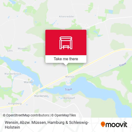 Wensin, Abzw. Müssen map