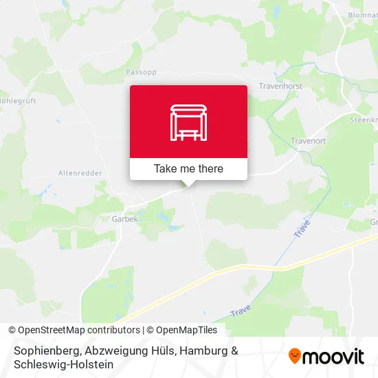 Карта Sophienberg, Abzweigung Hüls