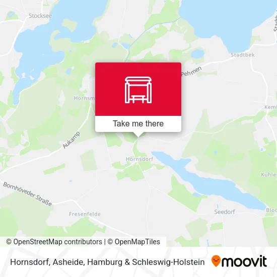 Карта Hornsdorf, Asheide