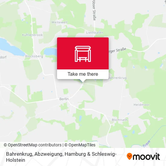 Карта Bahrenkrug, Abzweigung