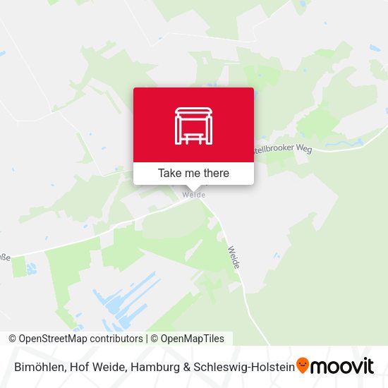 Bimöhlen, Hof Weide map