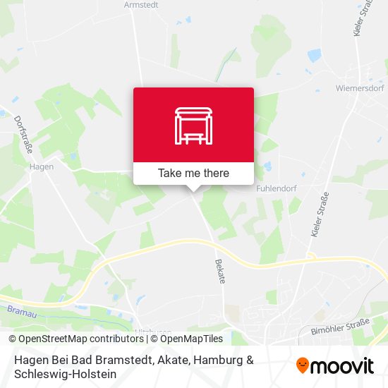 Hagen Bei Bad Bramstedt, Akate map