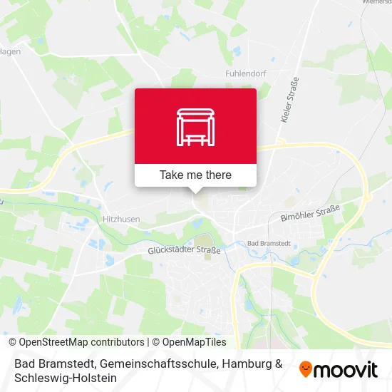 Карта Bad Bramstedt, Gemeinschaftsschule