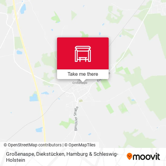 Карта Großenaspe, Diekstücken
