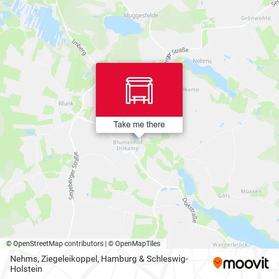 Карта Nehms, Ziegeleikoppel