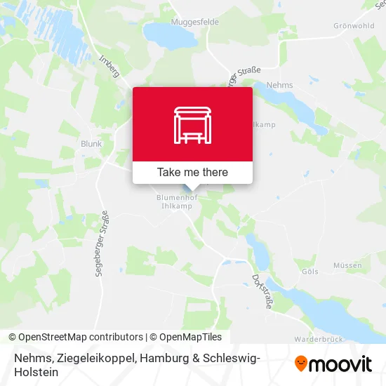 Карта Nehms, Ziegeleikoppel