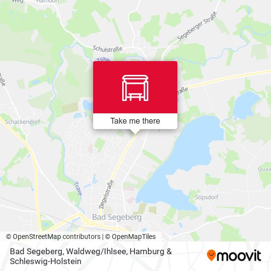 Bad Segeberg, Waldweg/Ihlsee map