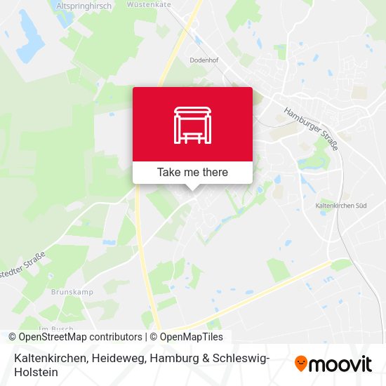 Kaltenkirchen, Heideweg map