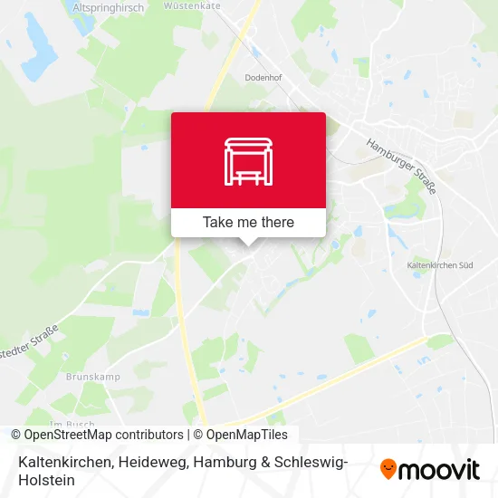 Карта Kaltenkirchen, Heideweg