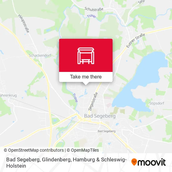 Карта Bad Segeberg, Glindenberg