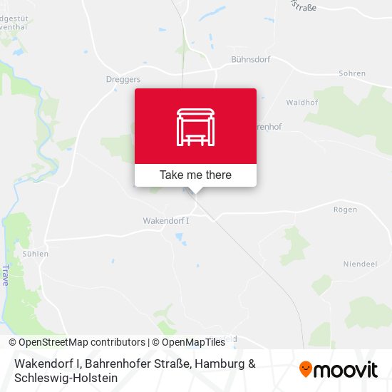 Wakendorf I, Bahrenhofer Straße map