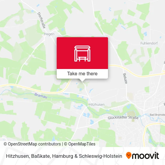 Карта Hitzhusen, Baßkate