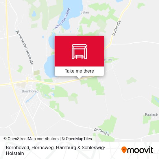 Bornhöved, Hornsweg map