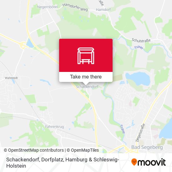 Schackendorf, Dorfplatz map