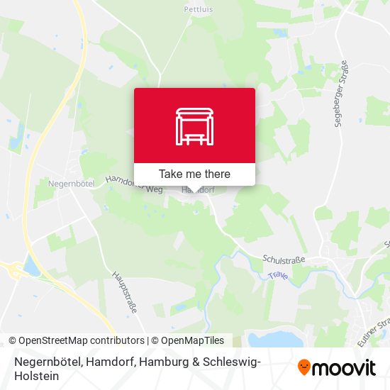 Negernbötel, Hamdorf map