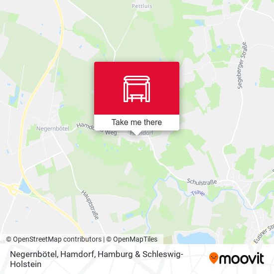 Negernbötel, Hamdorf map