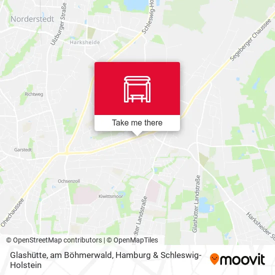 Карта Glashütte, am Böhmerwald