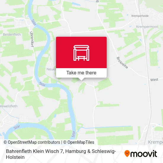 Карта Bahrenfleth Klein Wisch 7