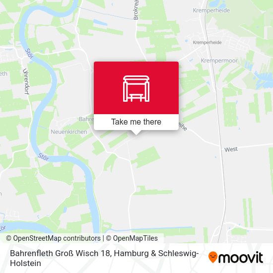 Bahrenfleth Groß Wisch 18 map