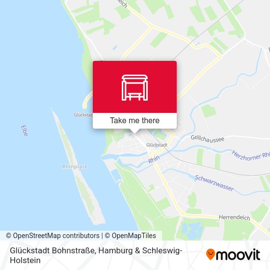 Glückstadt Bohnstraße map