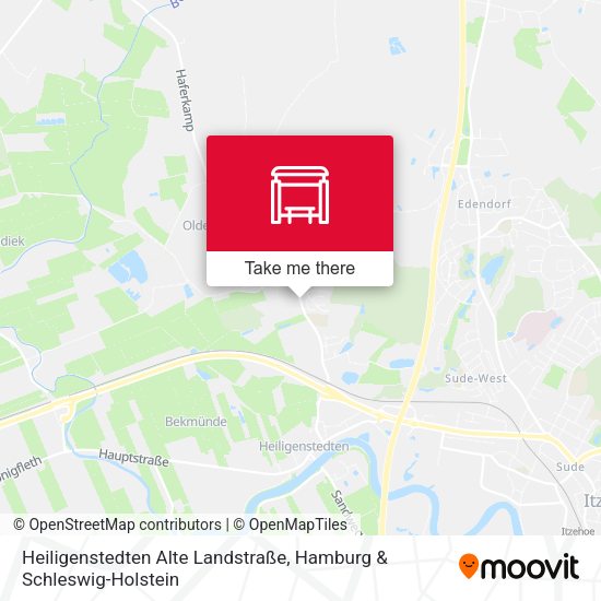 Heiligenstedten Alte Landstraße map