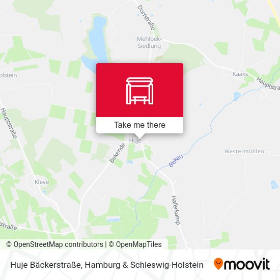 Huje Bäckerstraße map