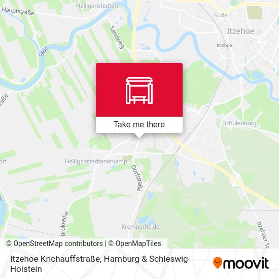 Itzehoe Krichauffstraße map