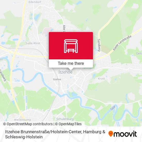 Карта Itzehoe Brunnenstraße / Holstein-Center