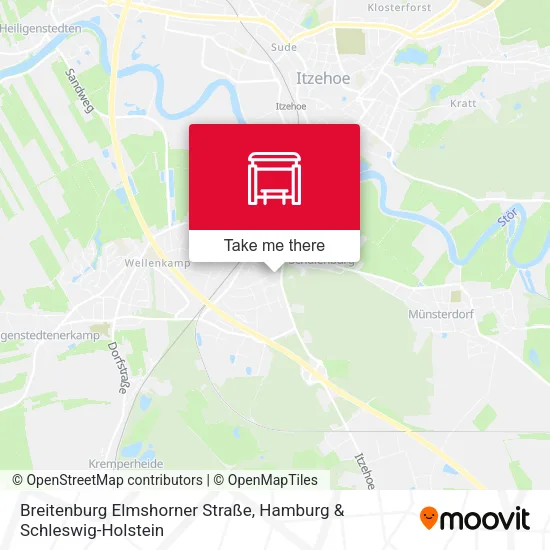 Карта Breitenburg Elmshorner Straße