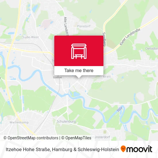 Карта Itzehoe Hohe Straße