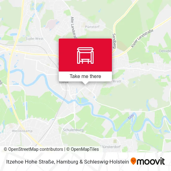 Карта Itzehoe Hohe Straße