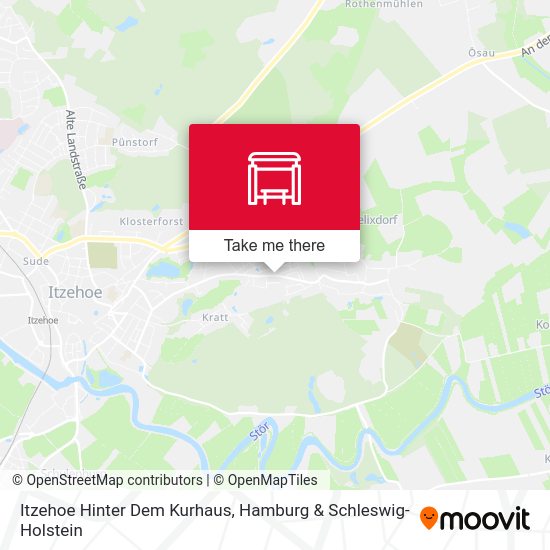 Itzehoe Hinter Dem Kurhaus map