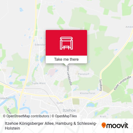 Itzehoe Königsberger Allee map