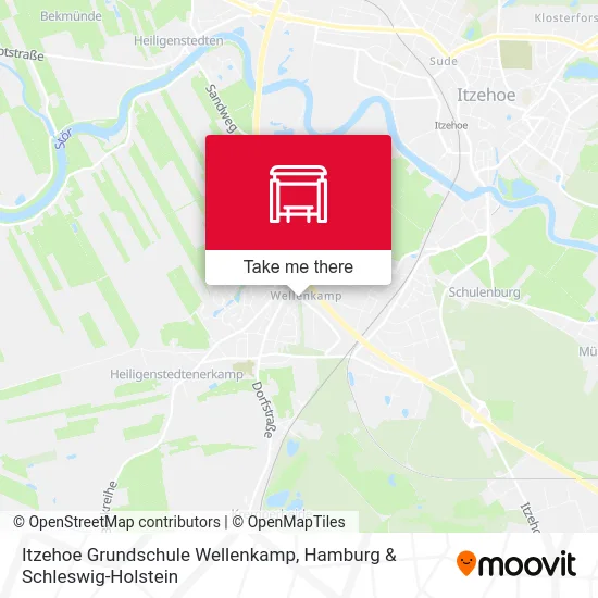 Карта Itzehoe Grundschule Wellenkamp