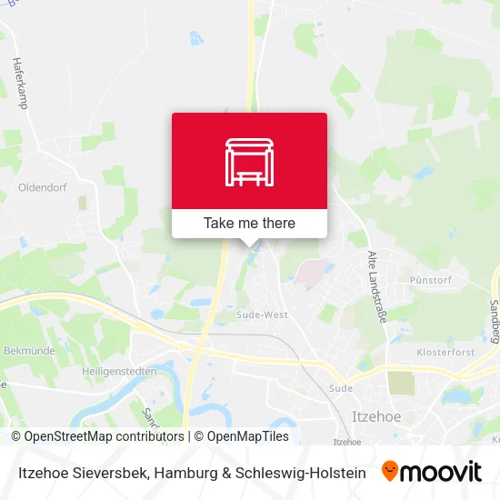 Карта Itzehoe Sieversbek