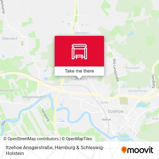 Карта Itzehoe Ansgarstraße