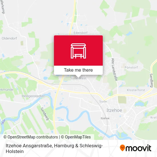 Карта Itzehoe Ansgarstraße