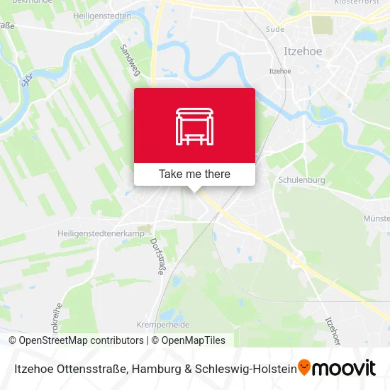 Карта Itzehoe Ottensstraße