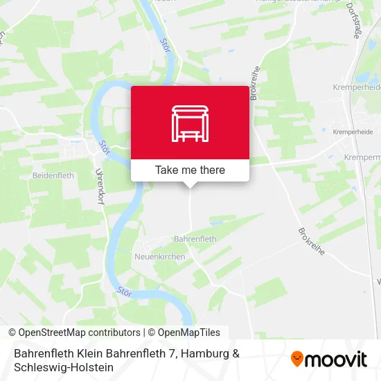 Карта Bahrenfleth Klein Bahrenfleth 7