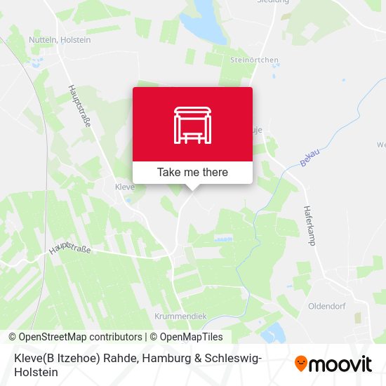 Kleve(B Itzehoe) Rahde map