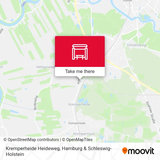 Карта Kremperheide Heideweg