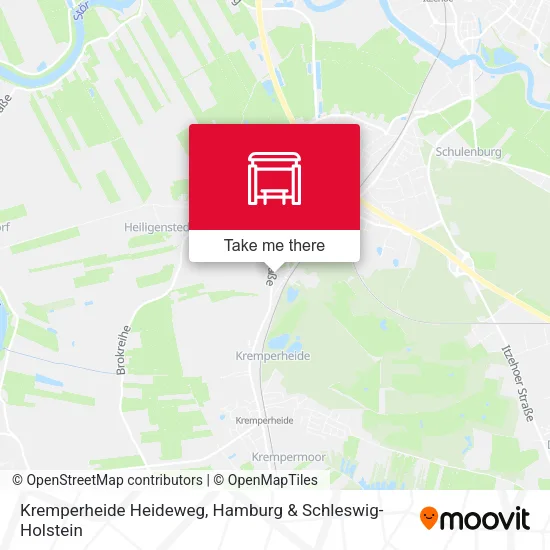 Карта Kremperheide Heideweg