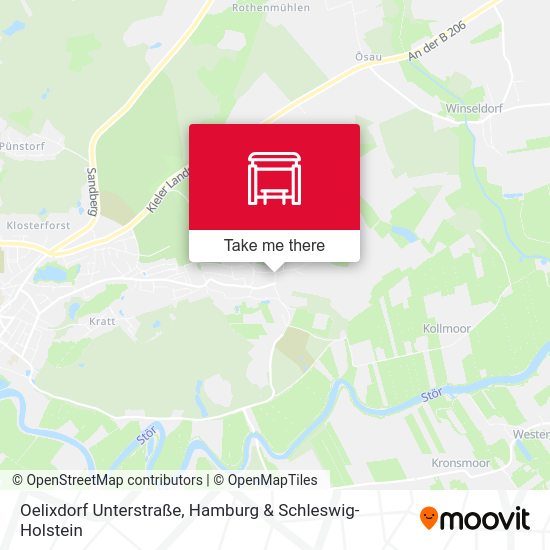 Oelixdorf Unterstraße map