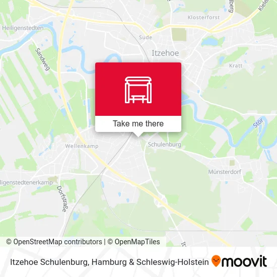 Карта Itzehoe Schulenburg